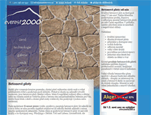 Tablet Screenshot of everest2000.cz